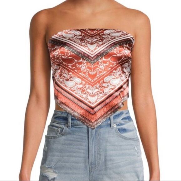 ❤️Liv & Lottie Satin cami handkerchief top - Picture 1 of 8